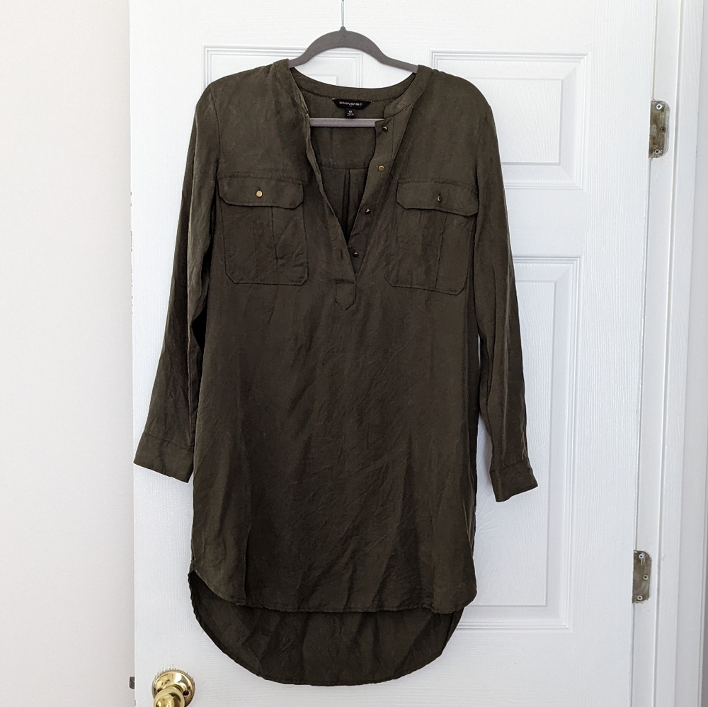 Banana Republic tencel dress